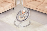 BabyBond Electric Infant Swing with 5 Point Harness Belt for Newborn Baby