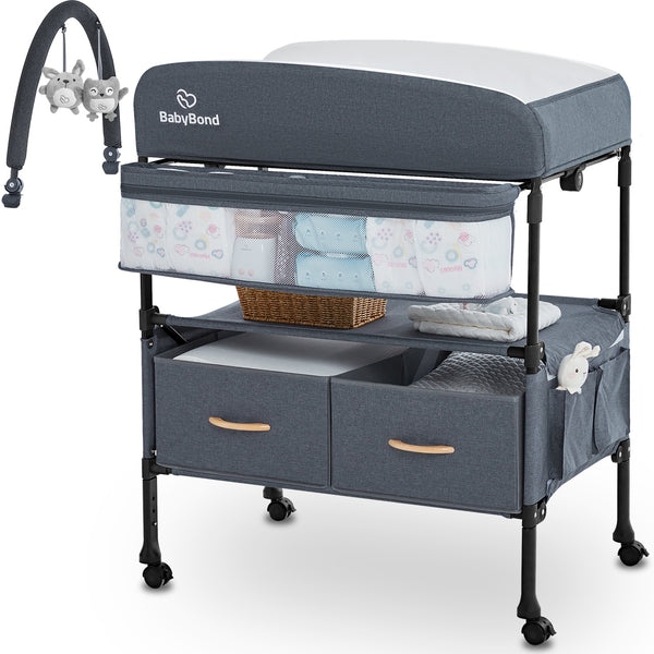 BabyBond Portable Baby Changing Table for Newborn Essentials
