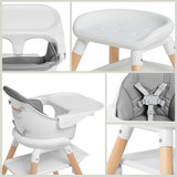 BabyBond Baby High Chair With 9 Kinds of Form Change