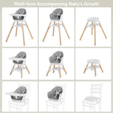 BabyBond Baby High Chair With 9 Kinds of Form Change
