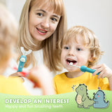 BabyBond Educational U Shaped Toothbrush Kids with 3 Cleaning Modes with Timer