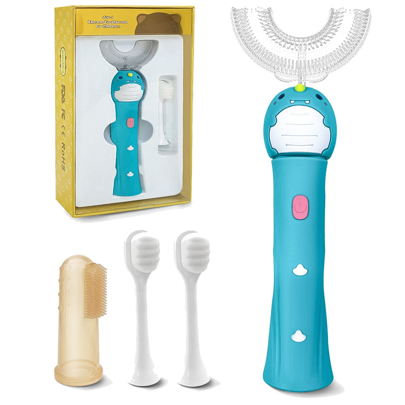 BabyBond Educational U Shaped Toothbrush Kids with 3 Cleaning Modes with Timer