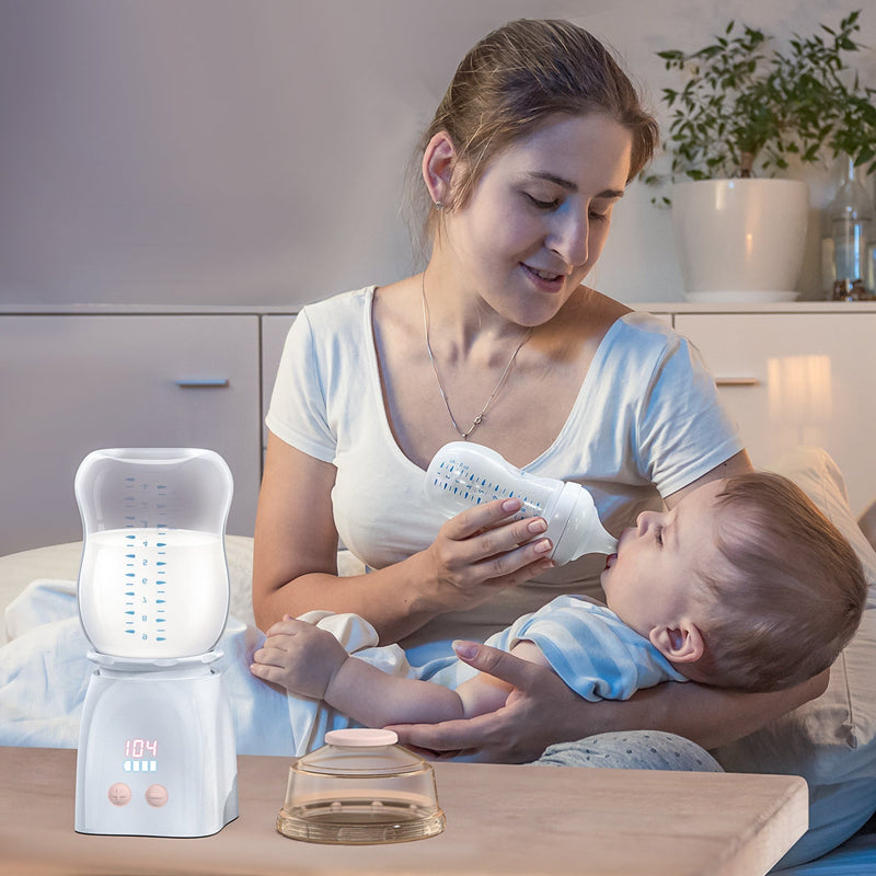 BabyBond Portable Baby Bottle Warmer Travel Bottle Warmer for Baby Milk Breast Milk Portable