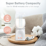 BabyBond Portable Baby Bottle Warmer Travel Bottle Warmer for Baby Milk Breast Milk Portable