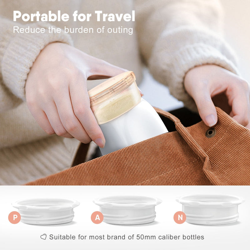 BabyBond Portable Baby Bottle Warmer Travel Bottle Warmer for Baby Milk Breast Milk Portable