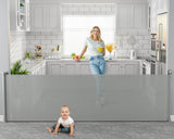 BabyBond Retractable Mesh Baby Extra Wide Gate,33" Tall,Large Extends up to 118" Wide