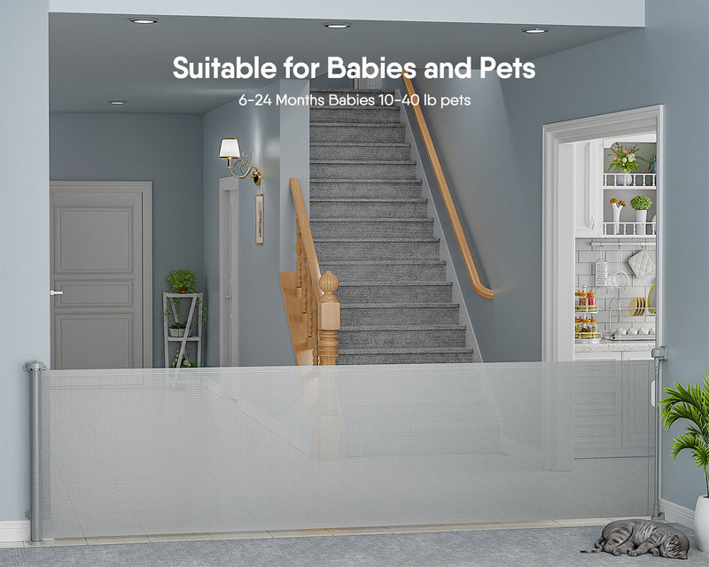 Plastic baby gates extra wide sale