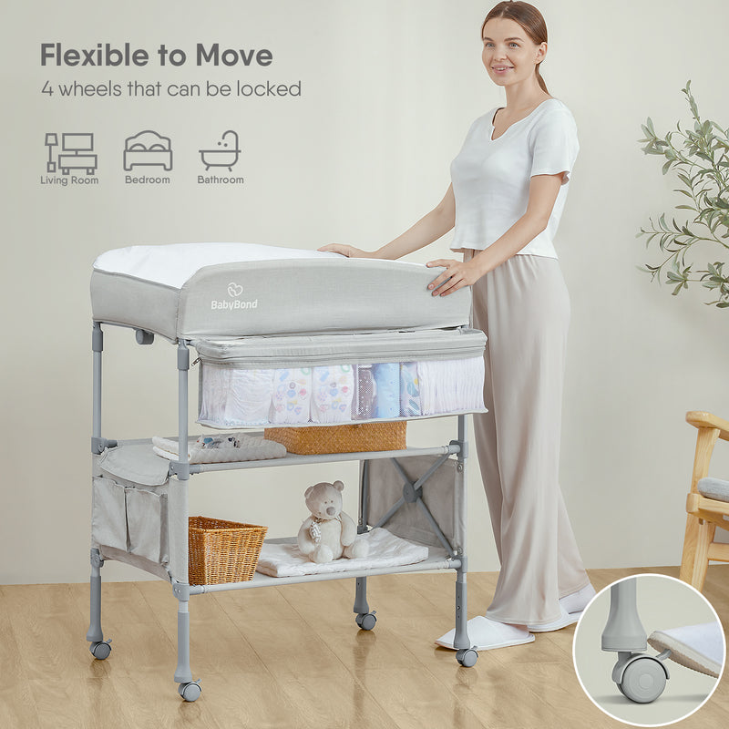 BabyBond Portable Baby Changing Table for Newborn Essentials