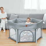 BabyBond Baby Playpen Pop-Up Dome Tent with Canopy and Mat For Outdoor Use