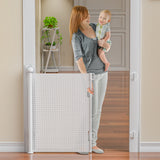 BabyBond Retractable Baby Gate for Stairs No Drilling
