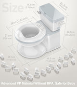 BabyBond 3 in1 Potty with Transition Ring & Storage. Real Feel Potty with Wipes Storage