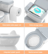 BabyBond 3 in1 Potty with Transition Ring & Storage. Real Feel Potty with Wipes Storage