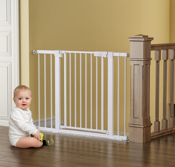 BabyBond Baby Gate for Stairs Easy Install Mounted for House Indoor
