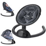 BabyBond Electric Infant Swing with 5 Point Harness Belt for Newborn Baby