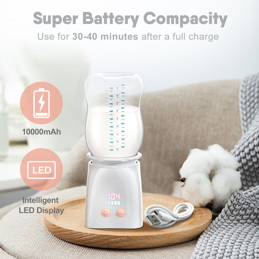 Bottle warmer shop travel battery