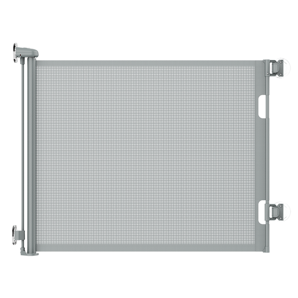 BabyBond Retractable Baby Gates, Punch-Free Install Baby Gate Extra Wide 71” X 33” Tall