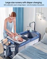 Baby Bassinet Bedside Crib for Newborn to Toddles Baby Bed
